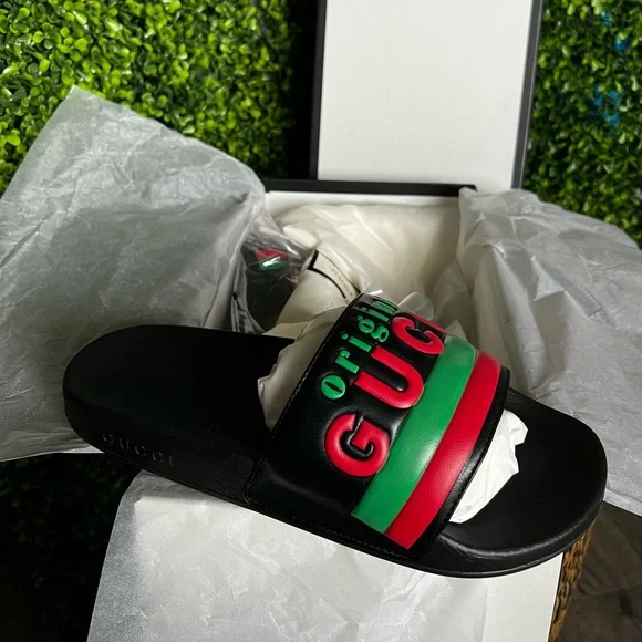 Firm on price New Gucci Logo Men’s Slide size 8 Gucci Men main image 2
